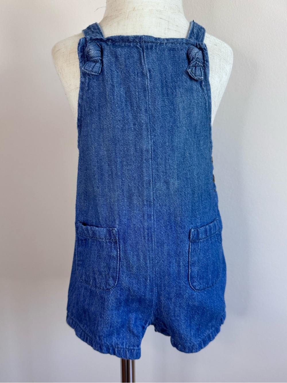 Old Navy Blue Denim Short Overalls